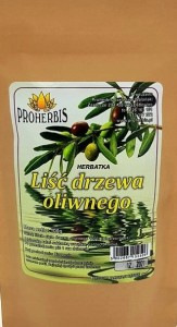Liść drzewa oliwnego 100g liść oliwny cięty