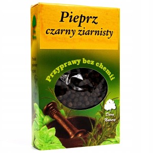 Pieprz czarny ziarnisty 50g - Dary Natury