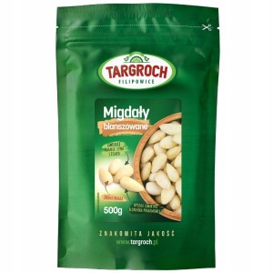 Orzechy migdały łuskane, blanszowane 500g Targroch