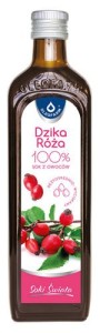 Sok z owoców dzikiej róży 100% 500ml Oleofarm