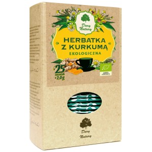 Herbatka z kurkumą Eko 25x2,0g Dary Natury
