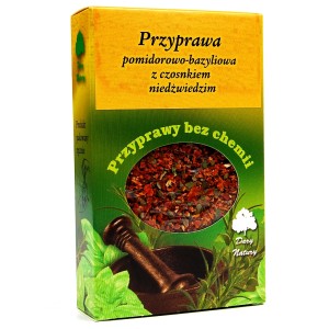 Suszone pomidory z czosnkiem i bazylią 40g - Dary