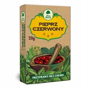Pieprz czerwony ziarno 20g - Dary Natury