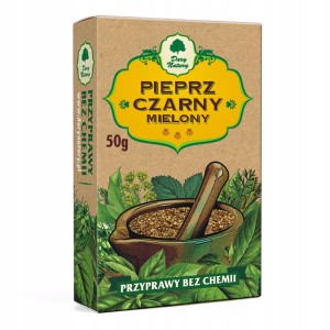 Pieprz czarny mielony 50g - Dary Natury