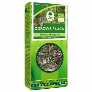 HERBATKA ZDROWE PŁUCA EKO 50G DARY NATURY