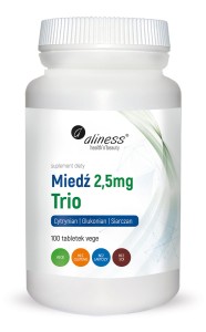 Miedź trio 2,5 mg  100 tab  Aliness