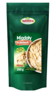 Migdały płatki 250g Targroch
