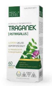 Traganek Astragalus 60kaps. Medica Herbs