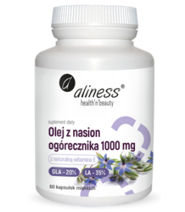 ALINESS Olej z ogórecznika 60kaps.