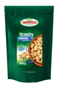 Orzechy ziemne prażone bez soli 500g Targroch