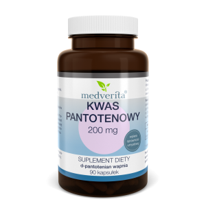 Kwas Pantotenowy 200mg 90kaps witamina B5