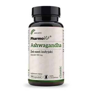 PharmoVit Ashwagandha BioPerine 90kaps Classic