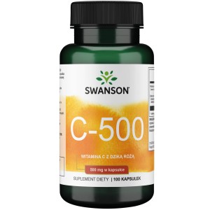 Witamina C500 + dzika róża 100 kaps