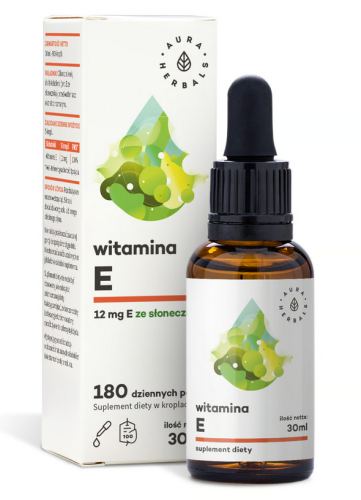 Witamina E krople 30 ml - Aura Herbals - polski producent suplementów diety.png