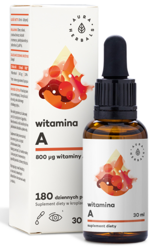 Witamina A krople 30 ml - Aura Herbals - polski producent suplementów diety.png
