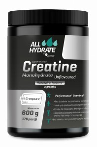 Creatine  600g 176porcji kreatyna monohydrat Aliness