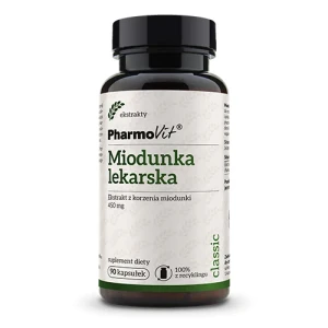 Miodunka lekarska Ekstrakt z korzenia 450 mg 90kaps