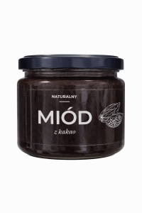 Naturalny miód wielokwiatowy z kakao 350g