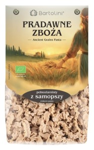 BARTOLINI Makaron z samopszy pełnoziarnisty fala BIO 250 g