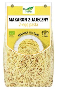 BIO PLANET Makaron 2-jajeczny krajanka BIO 250 g 