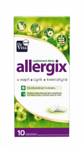 Allergix wapń + kwercetyna + cynk 10 tabletek
