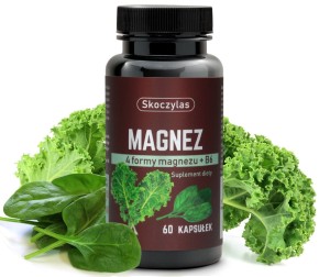 MAGNEZ 4 FORMY + Wit B6 + Szpinak + Jarmuż SKOCZYLAS