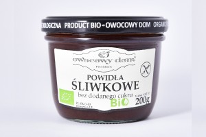 Ekologiczne powidła śliwkowe bez dodanego cukru 200g