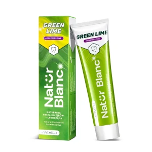 SYLVECO Natur Blanc GREEN LIME pasta do zębów bez fluoru na nadwrażliwość