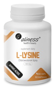 L-Lysine 500 mg – 100 kapsułek VEGE