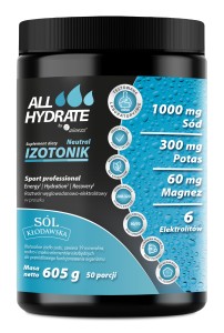 ALLHydrate Izotonik Neutral 605 g – 50 porcji