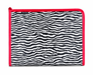  Duża kosmetyczka damska Zebra 28 × 18 cm