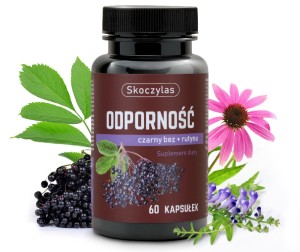 Odporność  Czarny Bez Rutyna Czystek 60 kaps Skoczylas