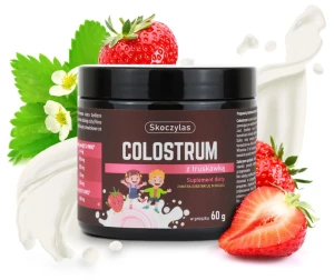 COLOSTRUM z truskawką  proszek 60g Skoczylas 