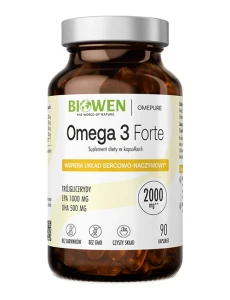 Omega 3 Forte BIOWEN –EPA 1000 mg + DHA 500 mg 90 kaps